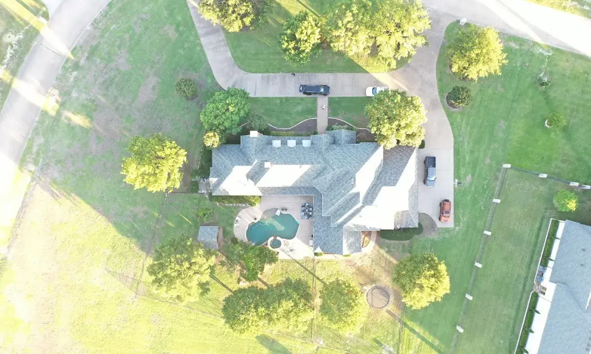 New shingle roof installation on a home in Denton